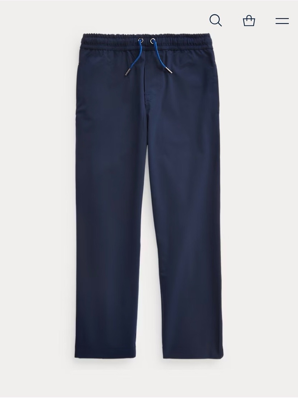 Ralph Lauren Polo Toddler Boys Navy Drawstring Water Resistant Jogger